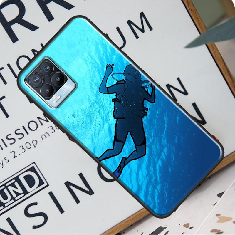 Чехол для дайвинга и подводного плавания для Realme 8i 8 Pro GT Neo 2 Master C15 C21 Coque для OnePlus 8T 9R Nord2 9 Pro