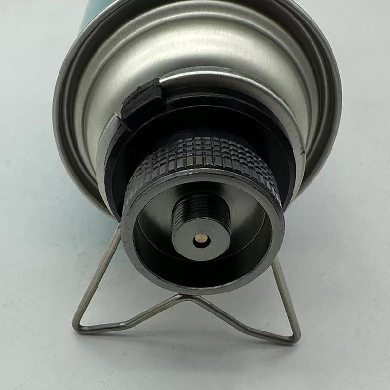 Газовый бутановый адаптер с кронштейном, переходник для газового баллона, насадка, вход, винтовой клапан, выход