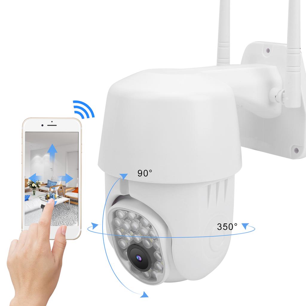 1080P HD Camera 20pcs Lights WIFI Intelligent Tracking Full Color Night View Dome Home Protection