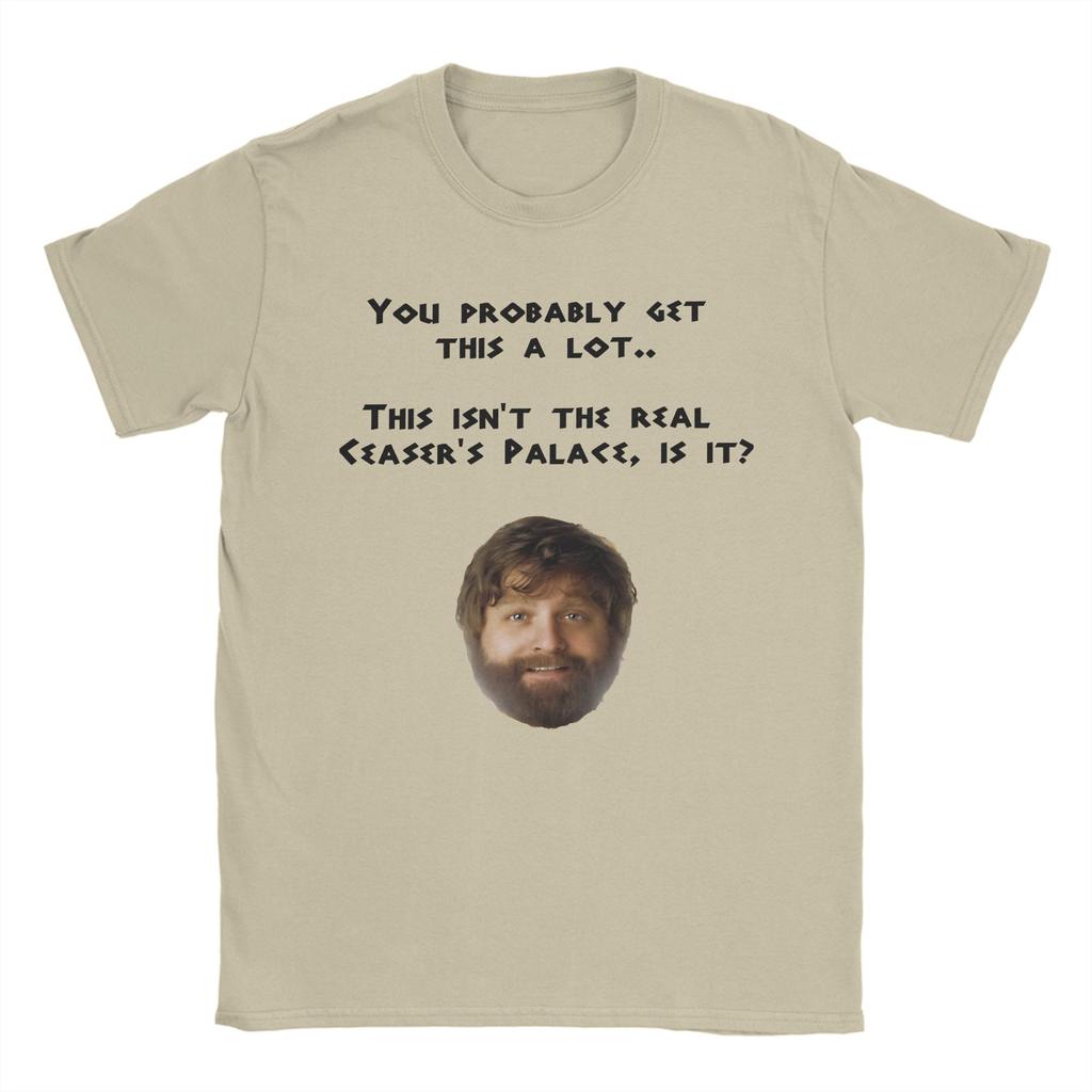 Alan Hangover Alans Ceasers Palace Printed T Shirts for Unisex Women Pure Cotton Tee Shirt Clothing