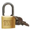 AIAI TWE Stainless Steel Hanging Padlock, 25mm, Security, for Sheds and Gates, IB-080