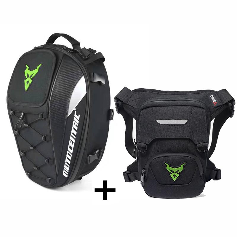 Мотоциклетный рюкзак Motocentric с высокой вместимостью 37 л, многофункциональная задняя сумка для мотоцикла, повседневная боковая сумка с заниженной талией