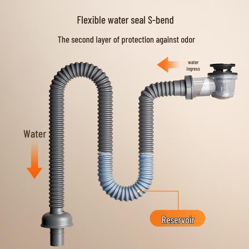 Arrow Washbasin Flip Drainer Set