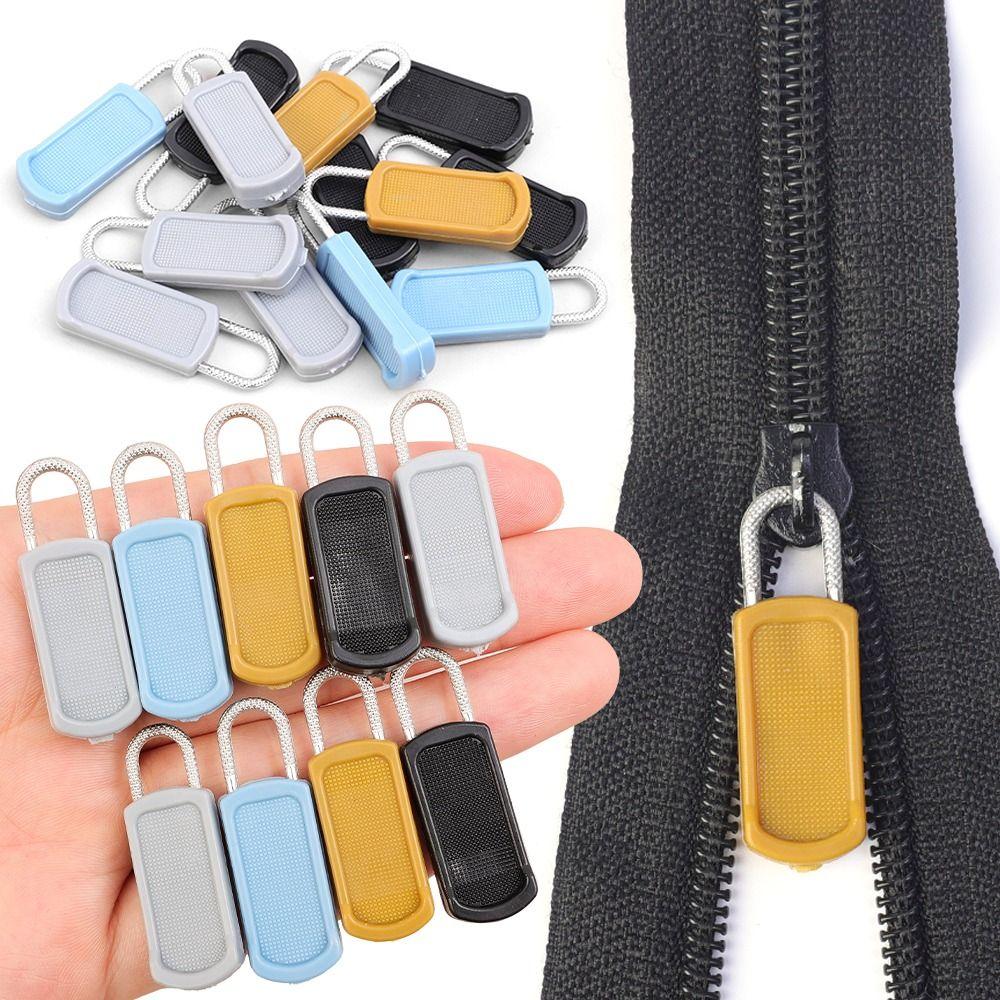 5Pcs Craft Metal Zipper Head Repair Kits for Luggage Purse Bags Clothes
