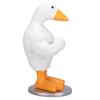 Funny Muscle Duck Statue Home Decor Cute Little Duck Garden Figurine for Entryway Table