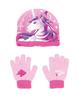 ЕДИНОРОГ - КОМПЛЕКТ ШАПКА/ПЕРЧАТКИ 48/51