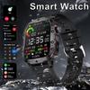 Новые мужские умные часы Bluetooth Talk 2,01-дюймовый HD-экран, светодиодный фонарик для улицы, монитор сердечного ритма, спортивные умные часы