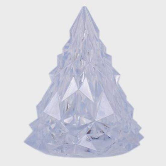 Настольный ночник в форме айсберга, акриловая статуэтка со светодиодной подсветкой, декор стола, экологичная лампа для создания атмосферы у кровати, рождественский подарок в гостиной