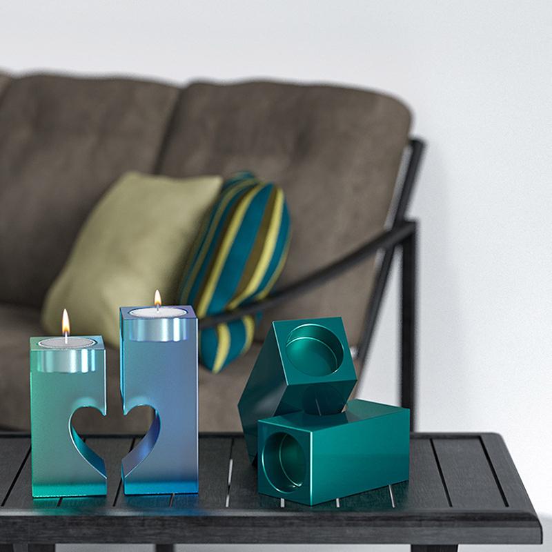 Ремесленная форма для литья подсвечника в виде сердца, эпоксидная смола, форма для литья, силиконовая форма для дома, украшение для дома, аксессуары для рукоделия, форма из смолы