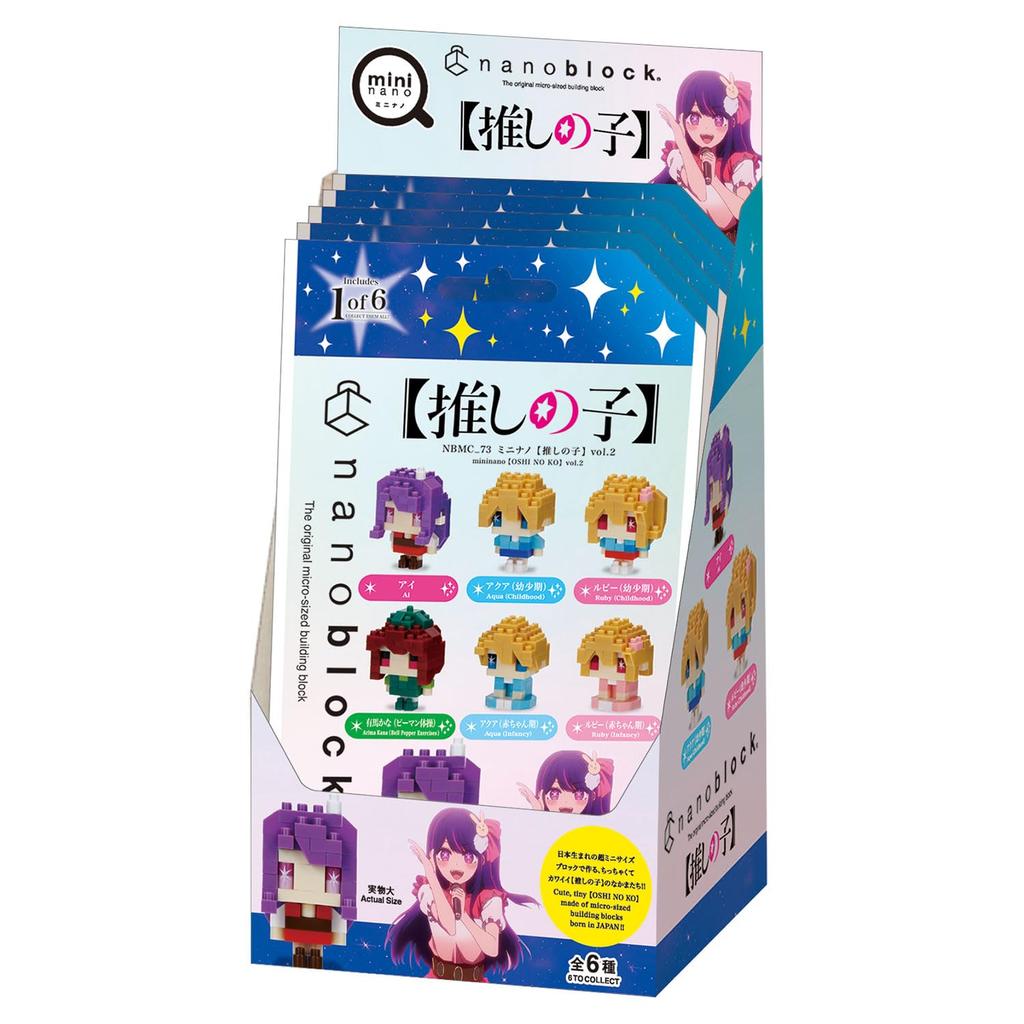 Kawada Nano Block Mini Nano Ошиноко, том 2 (BOX) NBMC_73S 1BOX = 6 штук, всего 6 типов