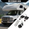 Hihaha RV Camper Lock Set (with 6 Keys) / Internal RV Storage Door Locks
