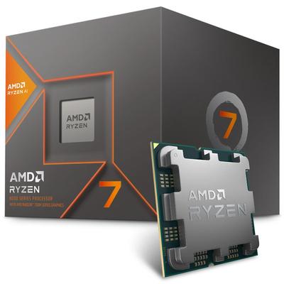 AMD Процессор Ryzen 7 8700G с Wraith Spire AM5 8 ядер 16 потоков 24 МБ 65 Вт Авторизованный дистрибьютор продукт 4.2 ГГц / 100-100001236BOX