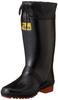 Fukuyama Rubber Mesh Fiber Rubber Master Boots Cover Boots, Tora-san Included, Black, 24.0cm