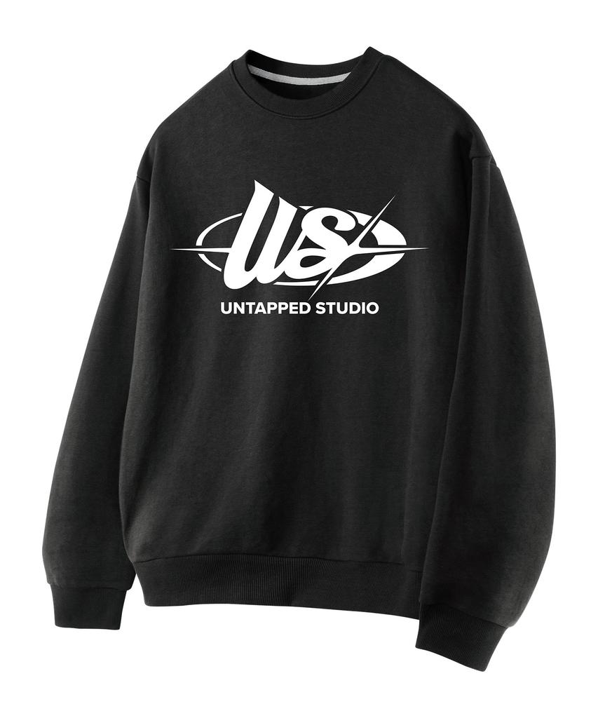 UNTAPPED STUDIO Us Logo Sweatshirt Oversized Fit 6 Colors (Type B)