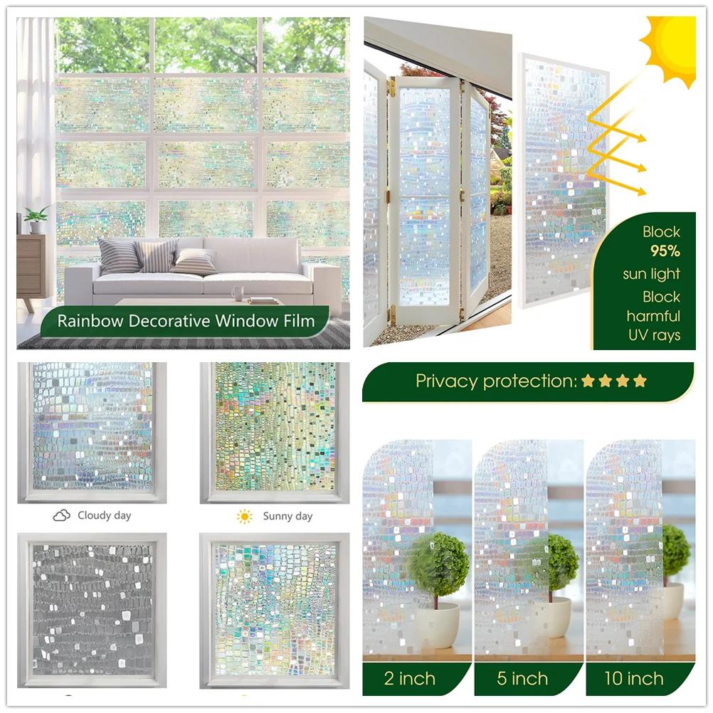Пленка для окон Privacy, статическая, клейкая, декоративная, солнцезащитная, неклейкая, с защитой от ультрафиолета, терморегулирующая, стеклянная наклейка для дома