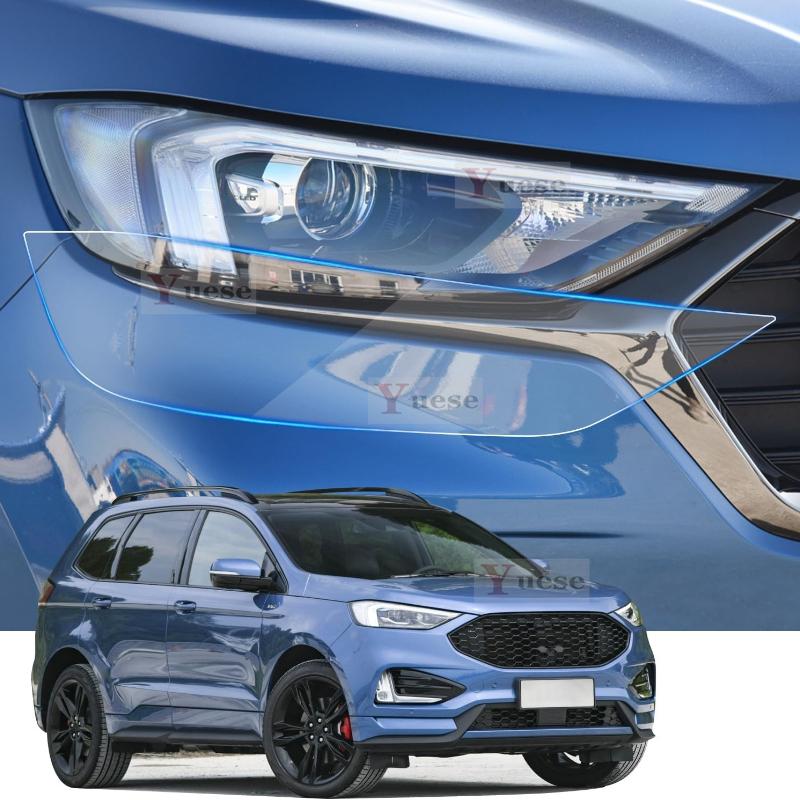 Для Ford Edge -2024 Автомобильная противоударная пленка для фар и зеркал из ТПУ, прозрачная защитная, оригинальные наклейки
