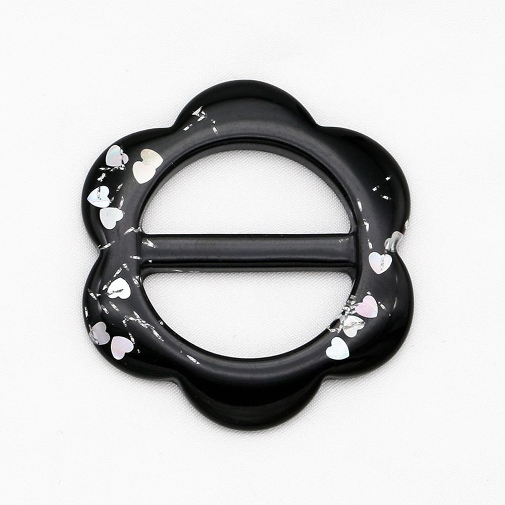 Flower Clothes Decoration Round Garment Accessories Garment buckle T Shirt Clips Resin Scarf Buckle