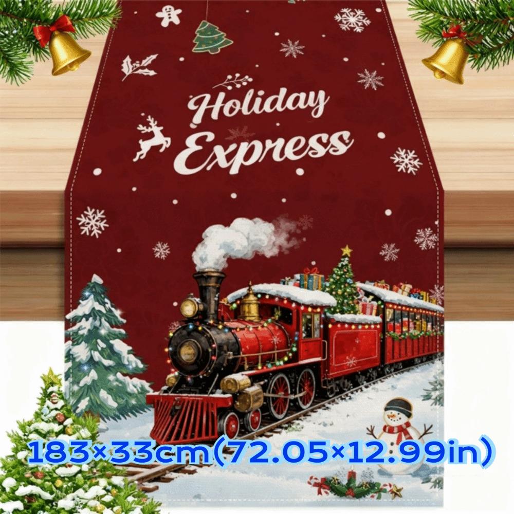 Новый год Рождество Скатерть-дорожка Navidad Подарок Флаг Чехол Рождественский флаг на стол Рождественская вечеринка С Рождеством Украшения