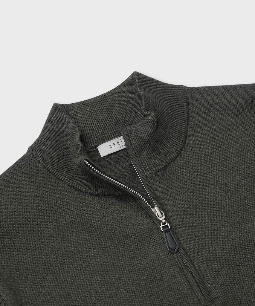 PANICALE Viscose Blend Zip-Up Sweater [3 Colors]