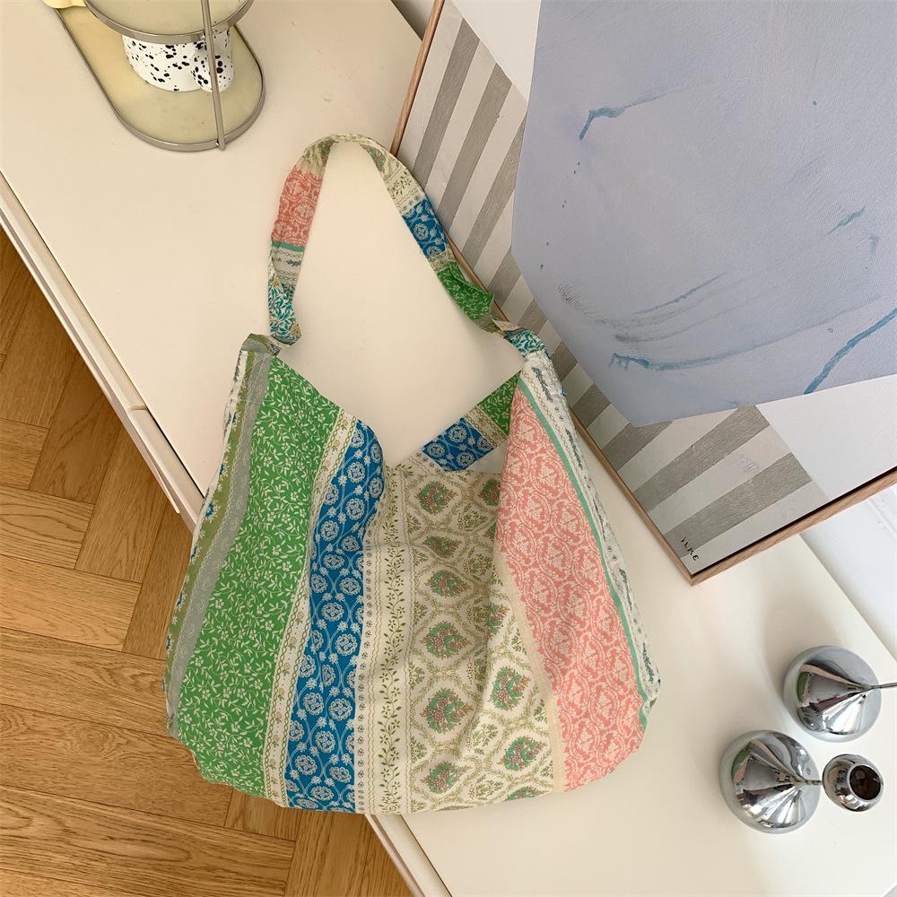 Холщовая сумка кроссбоди с леопардовым принтом - Модная, Вместительная женская сумка через плечо