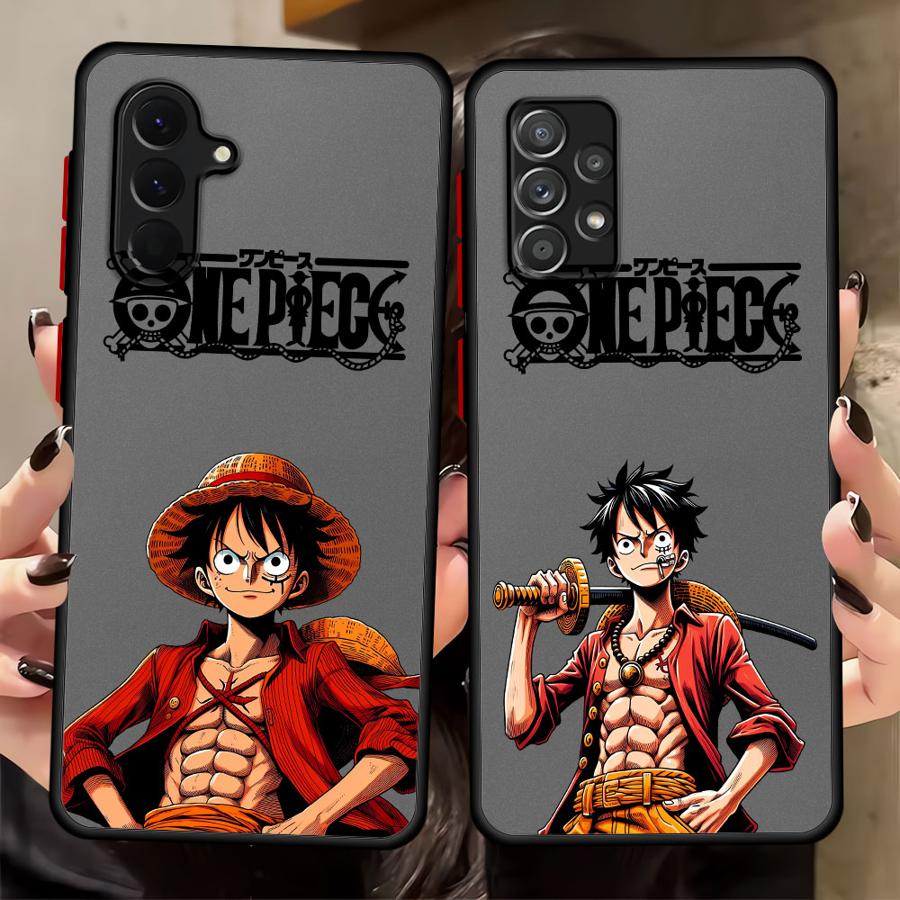 Anime One Piece Luffy Cool Case for Samsung Galaxy A73 A33 A34 A36 A52S A72 A16 A15 A53 A17 A52 A54 A14 A23 A56 A55 A35 Phone