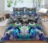 Bedding Set 3D Skull Print Home Bed Cover Homes Bedclothes Pillowcase Breathable Warm Comforter Duvet Covers