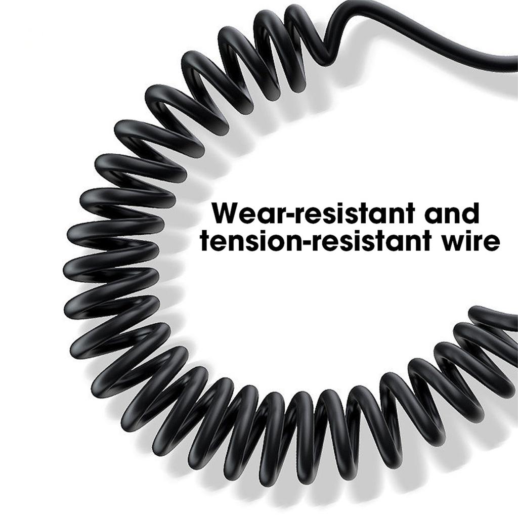 100 Вт 90-градусный пружинный USB C Type C кабель для передачи данных прямой/локтевой быстрая зарядка двойной шнур Type-C для Samsung Xiaomi IPhone линия передачи данных