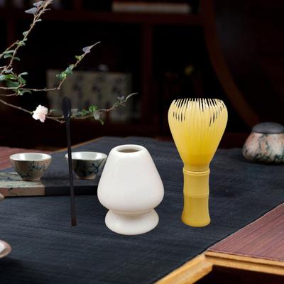 Набор из 3 японских венчиков для матча, традиционная ложка, чайная чаша, аксессуары для