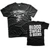 Новая футболка Gas Monkey Garage GMG Inspired Blood Sweat Beers S5XL Унисекс