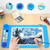 New Silicone Painting Mat Pigment Palette Non-Stick Craft Mat for Painting Ink Blending Watercoloring Stamping Crafting