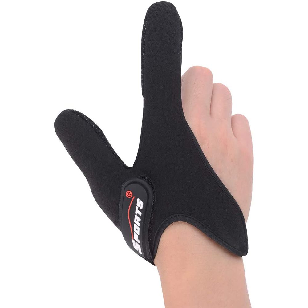 Hot Non-Slip Sport Anti-Slip Breathable Double Finger Fishing Gloves