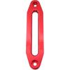 10 Inch Billet Polished Aluminum Bolt-Pattern Hawse Fairlead Synthetic Winch 8000-15000 LBs For ATV/UTV Rope Cable (Anodized Red, 10'')