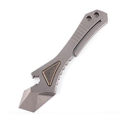 Hamans EDC Ломик, Титановый ломик, Карманный открыватель для бутылок EDC, Портативный мультитул