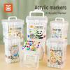 Acrylic Marker Set: 120 Colors, Opaque, Washable for Students and Kids' Art Projects