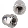 10Pcs 304 Stainless Steel Acorn Hex Cap M6 Thread Dia Acorn Cap Nuts Dome Head Nuts  Fasteners