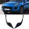 Car Front Bumper Fog Light Lamp Cover Grille Frame Trim Strip For Porsche Macan 95B 2015 2016 2017 2018 95B807819