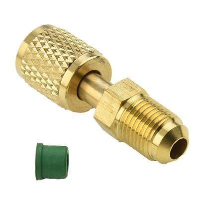 1 шт. Адаптер R32 R410a наружный 5/16" x F1/4" SAE Для систем кондиционирования Латунный адаптер Быстроразъемные соединения Части для хладагентов