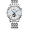 Automatic Open Heart Silver Dial Sapphire Stainless Steel Watch NH9130-84A