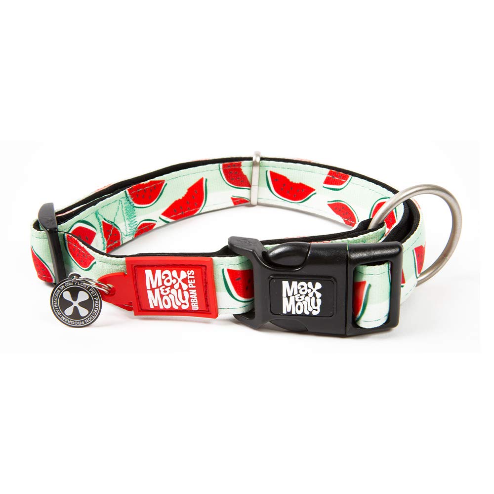 Max Molly Smart ID Dog Collar Original Gear Watermelon S Size & M&M