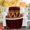 Washington Commanders printed blanket—lightweight,soft,warm;versatile blanket all seasons—perfect as &air-conditioning throw,nap blanket