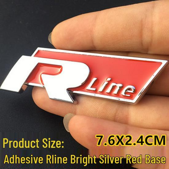 Значки на автомобиль Golf CC Magotan Sagitar POLO R: Наклейки R-Line на бок, заднюю часть, решетку радиатора