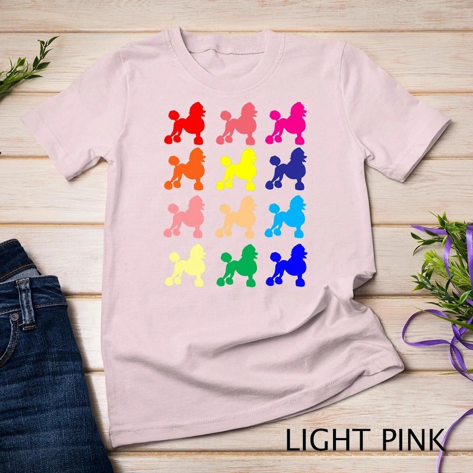 Poodle lovers dog pop art gift t shirt Unisex T-shirt 6