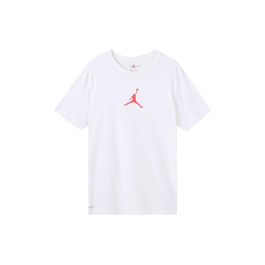 Jordan Футболка с коротким рукавом Jumpman с логотипом, мужские топы, белая BQ6741-101