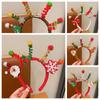 Merry Chritmas Christmas Headband Xmas Antler Hair Hoop Decoration Santa Claus Hair Hoop  Children