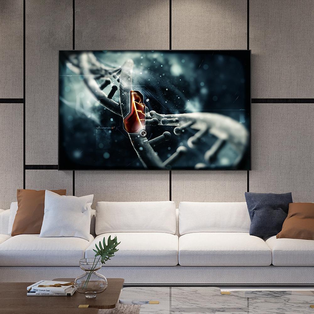 Гематологическая ДНК картина, современная технология, настенное искусство, холст с принтом, постер, нано схема для подарка, гостиной, домашнего декора, Cuadros