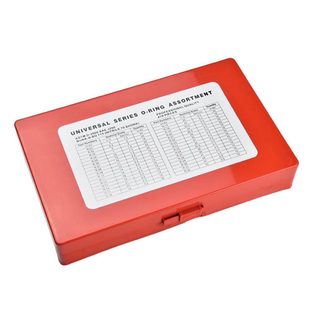 Резиновое уплотнительное кольцо 419 шт. Автомобильное уплотнительное кольцо в ассортименте, набор резиновых уплотнений, комплект для сантехники