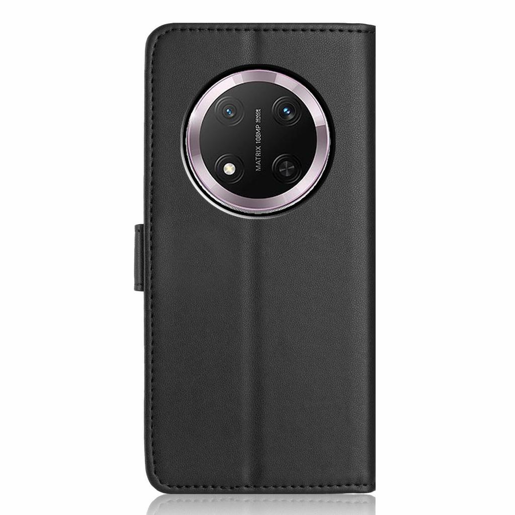 For Honor X9c 5G/Magic7 Lite 5G Wallet Case with Strap/Multiple Card Slots Solid Color Leather Stand Phone Cover