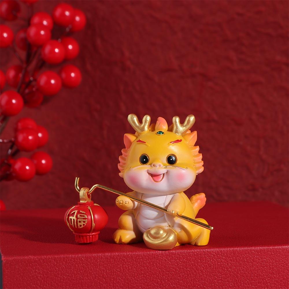 Зодиакальный дракон Дракон Микро Ландшафтные украшения Автомобильные аксессуары