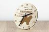 Schapendoes, Dutch Sheepdog, Nederlandse Schapendoes - clock with dog, wooden clock with engraving, personalised clock by Art-Dog