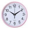 Wall Clock Round Analogue Vintage Home Decor Small Bedroom Kitchen Wall Hanging